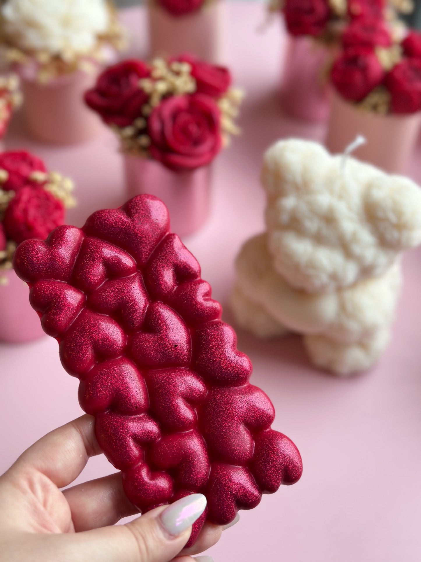 Fondant tablette coeur