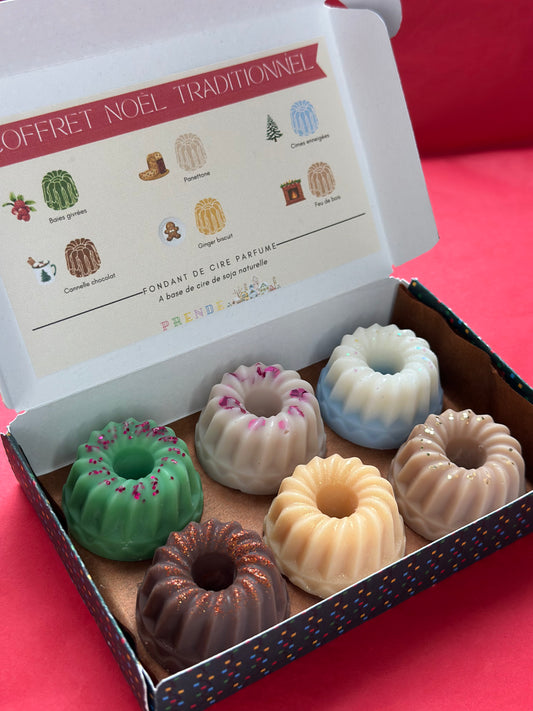 Coffret de fondants parfumés " Noël traditionnel"
