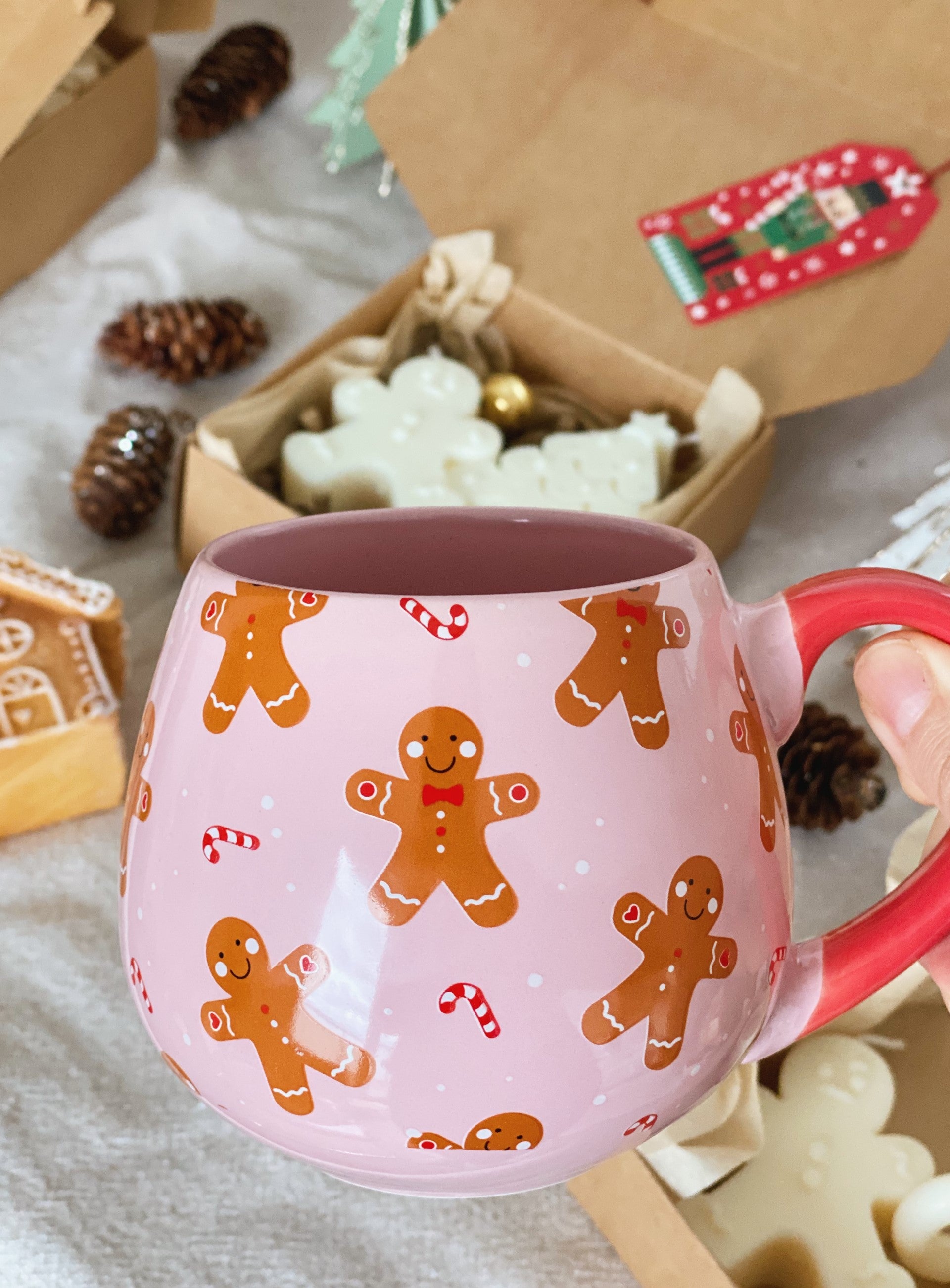 Coffret cadeau de Noël chocolat chaud Coffret cadeau de Noël mug