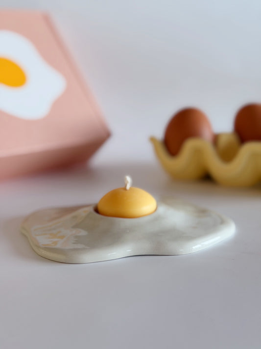 Bougie oeuf au plat