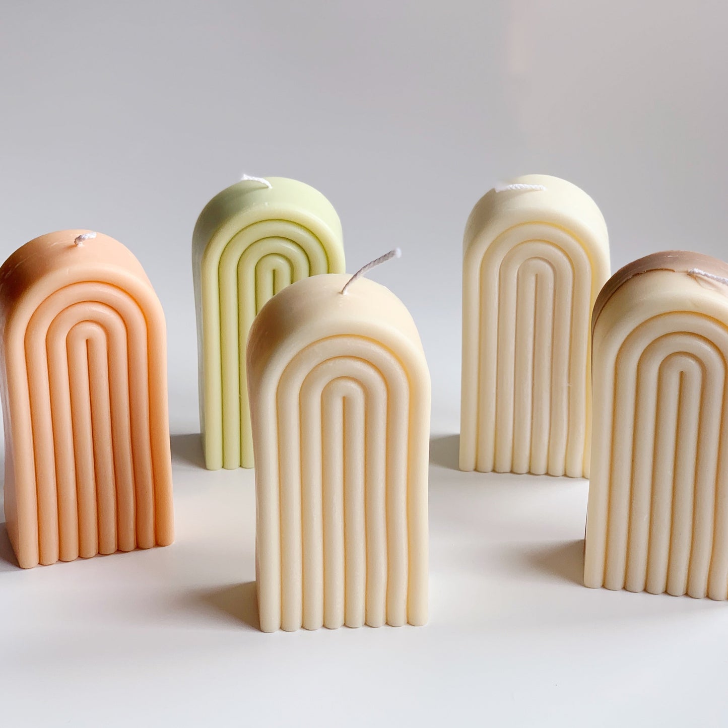 Bougies décoratives - arc en ciel - bougie arche