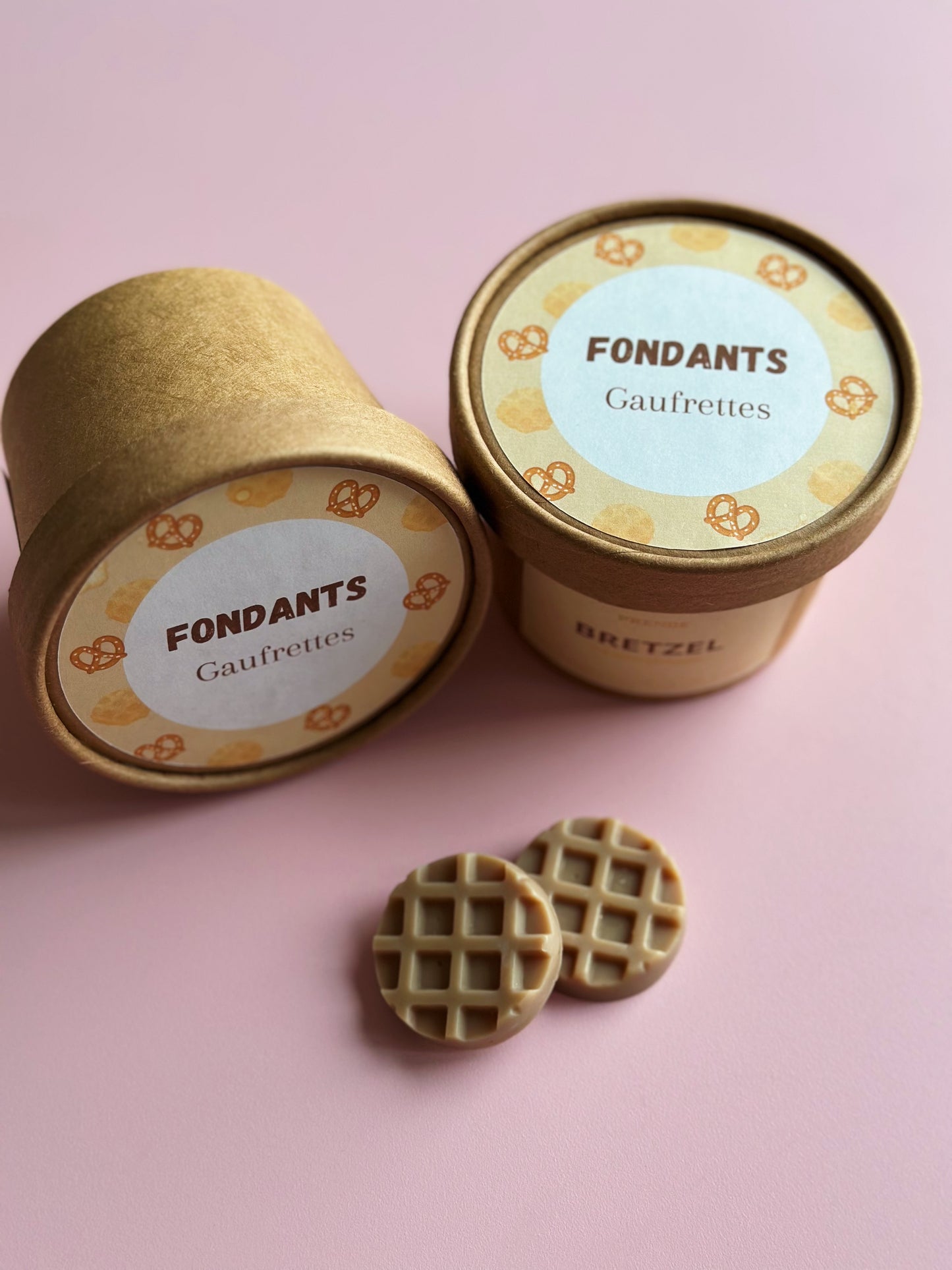 Pot de fondants gaufrettes