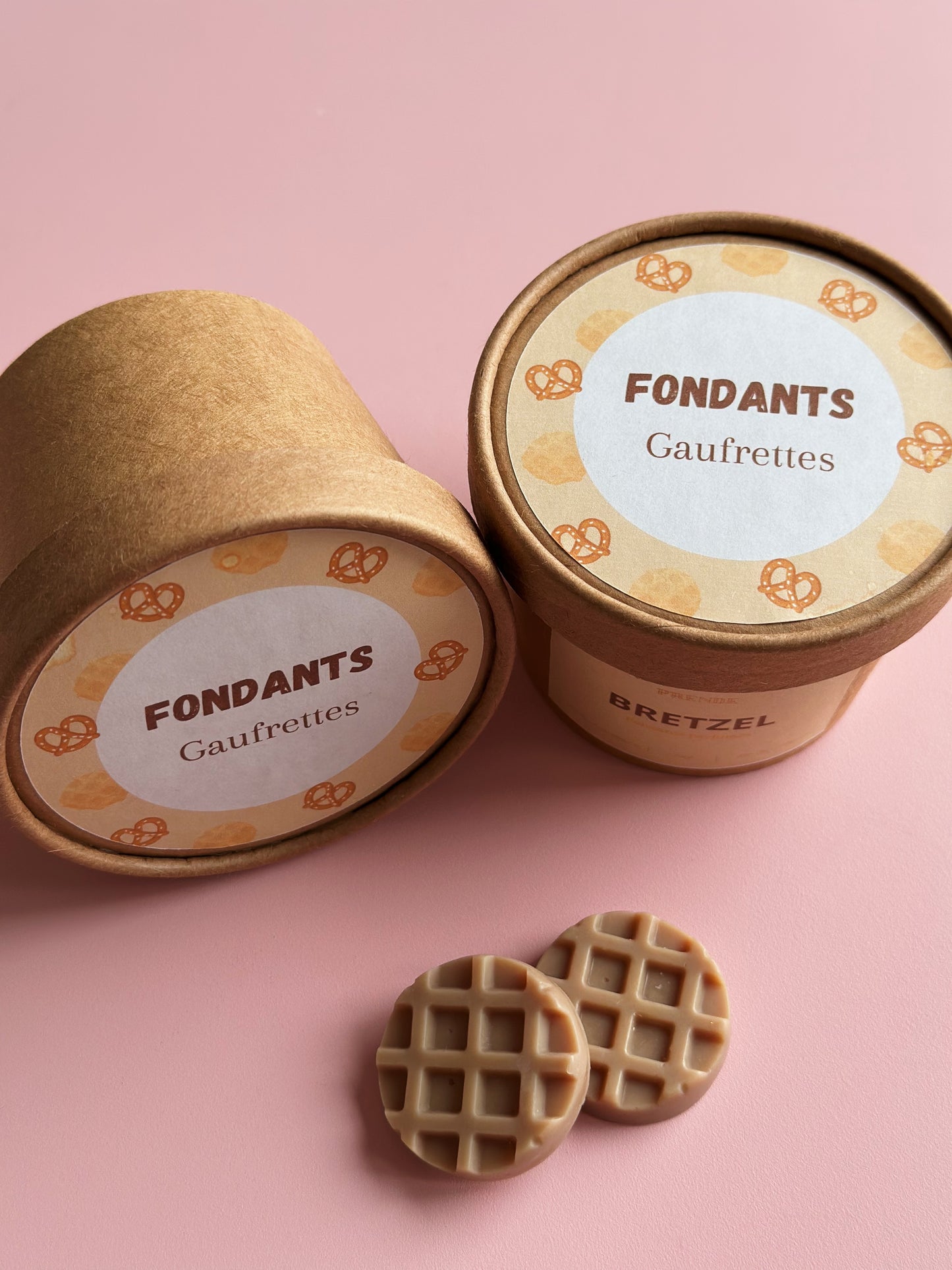 Pot de fondants gaufrettes