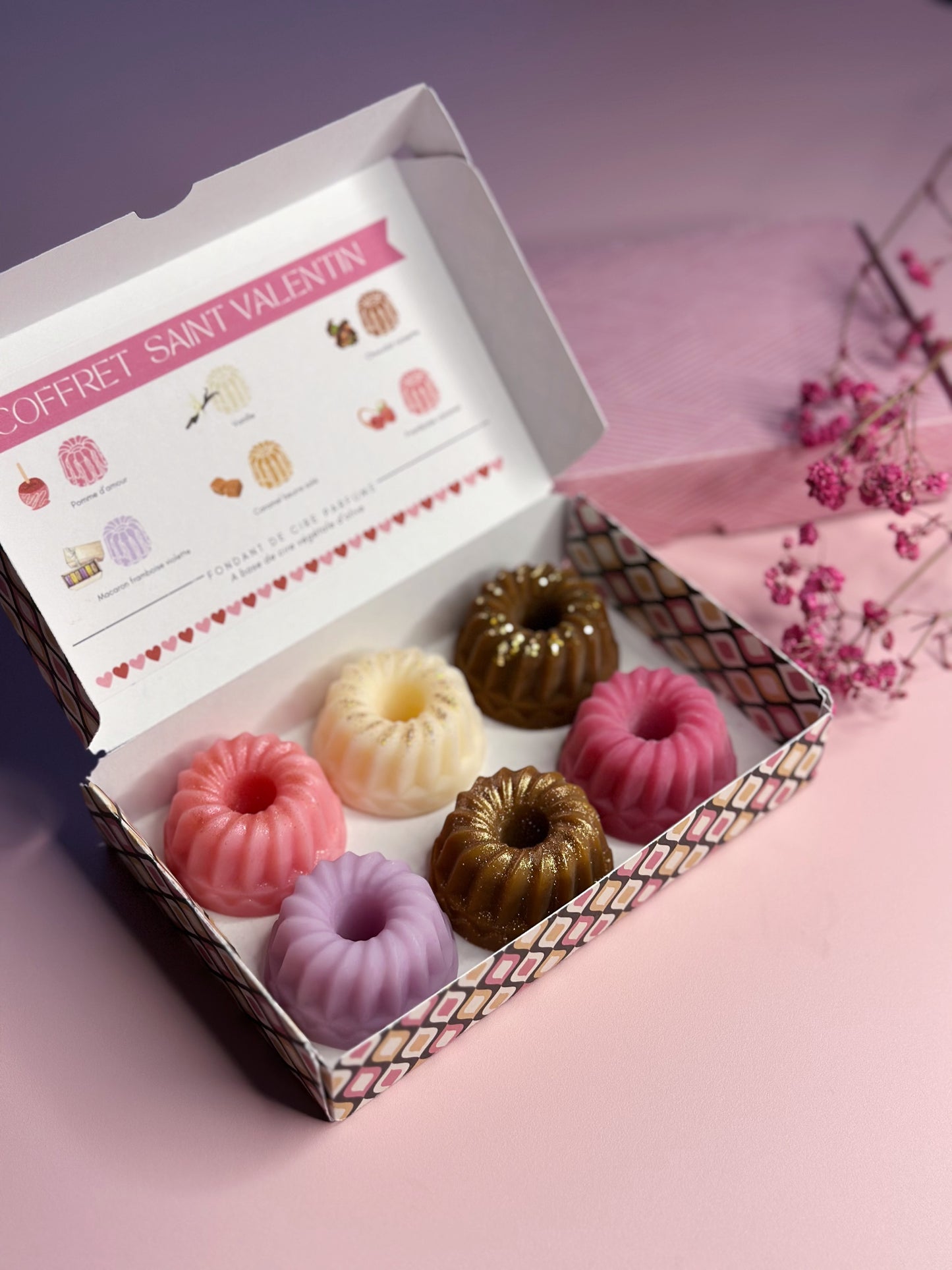 Coffret de fondants parfumés