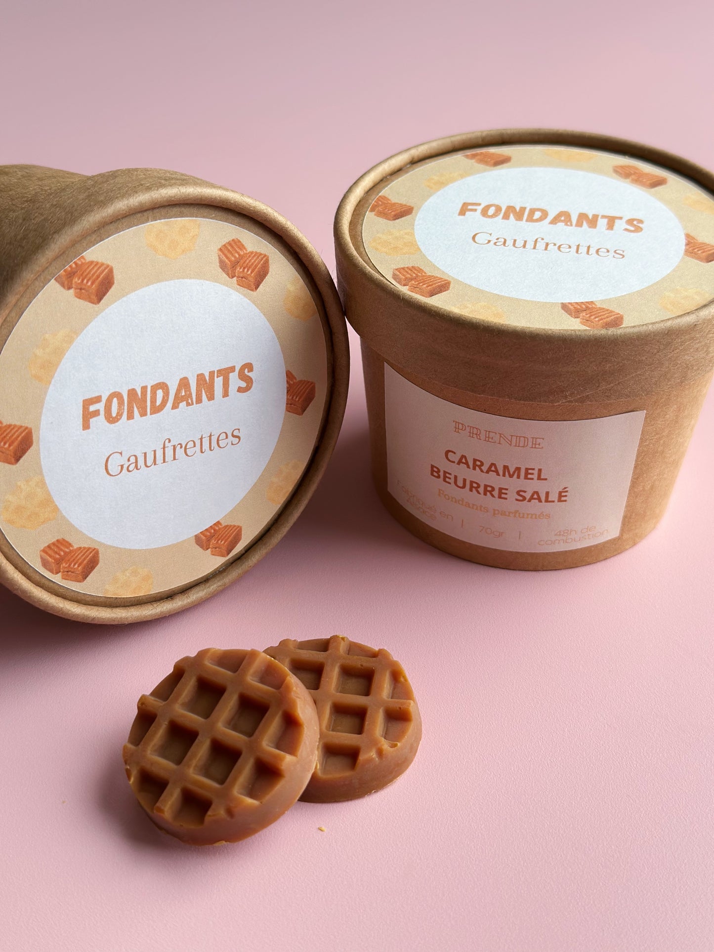 Pot de fondants gaufrettes