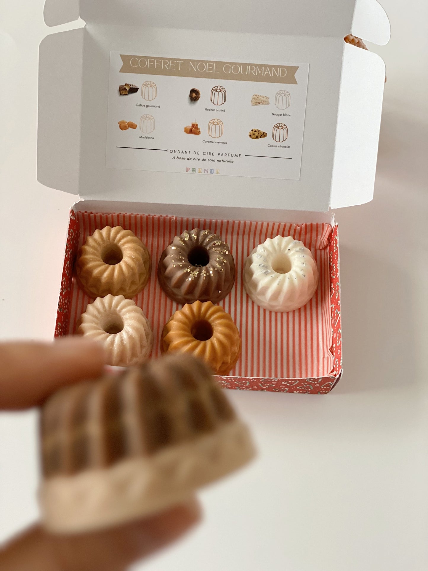 Coffret de fondants parfumés " Noël Gourmand"
