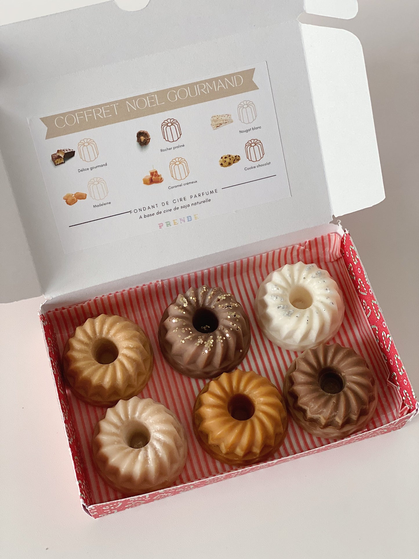 Coffret de fondants parfumés " Noël Gourmand"