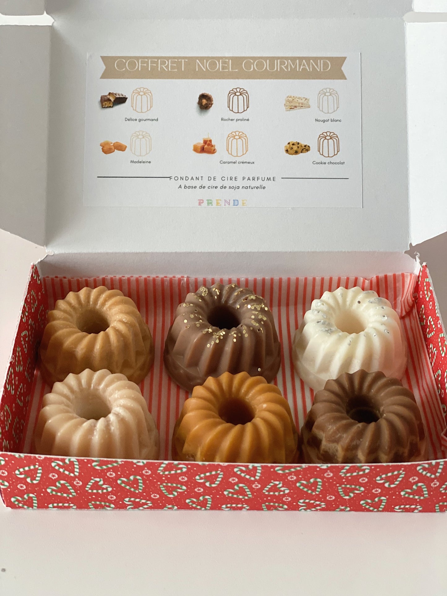 Coffret de fondants parfumés " Noël Gourmand"